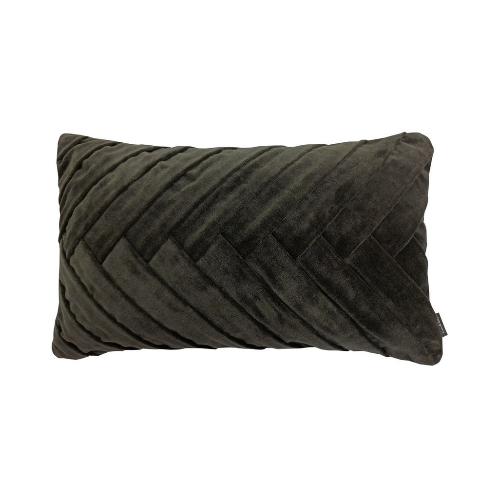 Folded kussen bruin 30x50cm