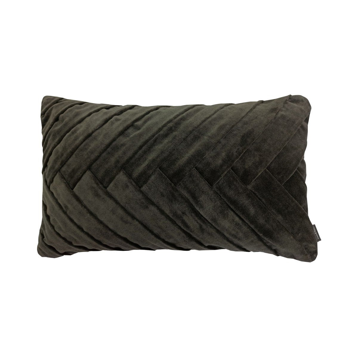 Folded kussen bruin 30x50cm