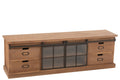 J-Line tv-kast Mia - dennenhout - naturel