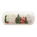 Decoratie schaal 30x12x3 cm Wit Keramiek