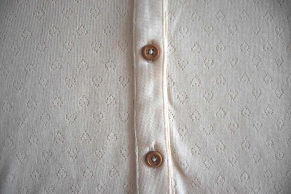 Little Chiq Baby vestje beige ajour