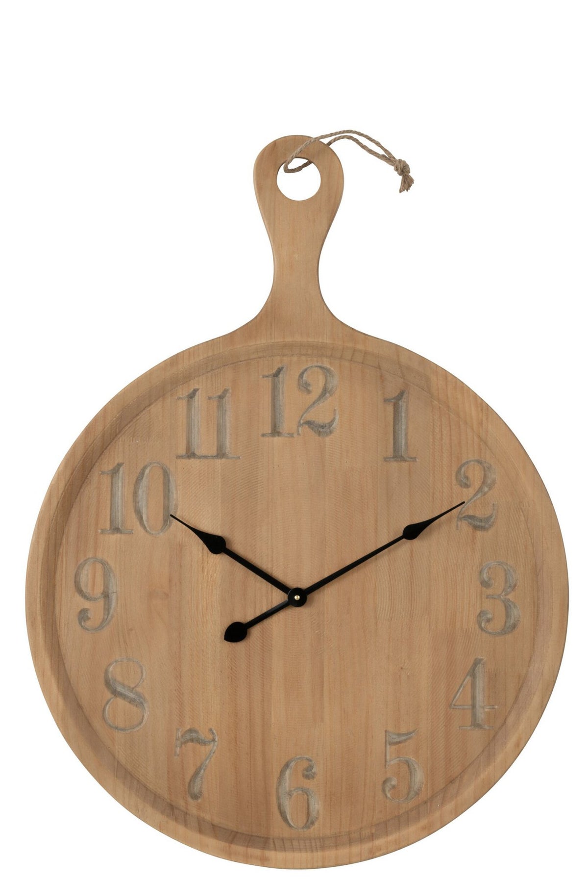 J-Line klok Plan Den - naturel - large - Ø 65.2 cm