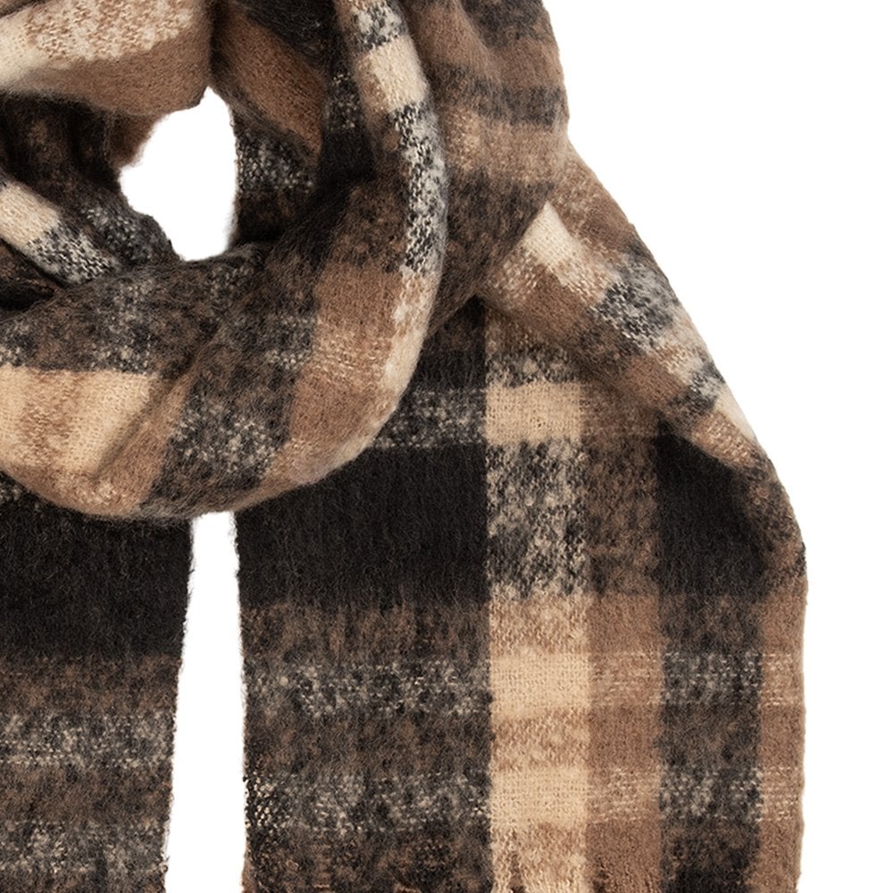 Wintersjaal Dames 50x210 cm Bruin Textiel