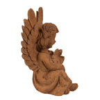 Decoratie Beeld Engel 15 cm Bruin Polyresin Religious sculpture