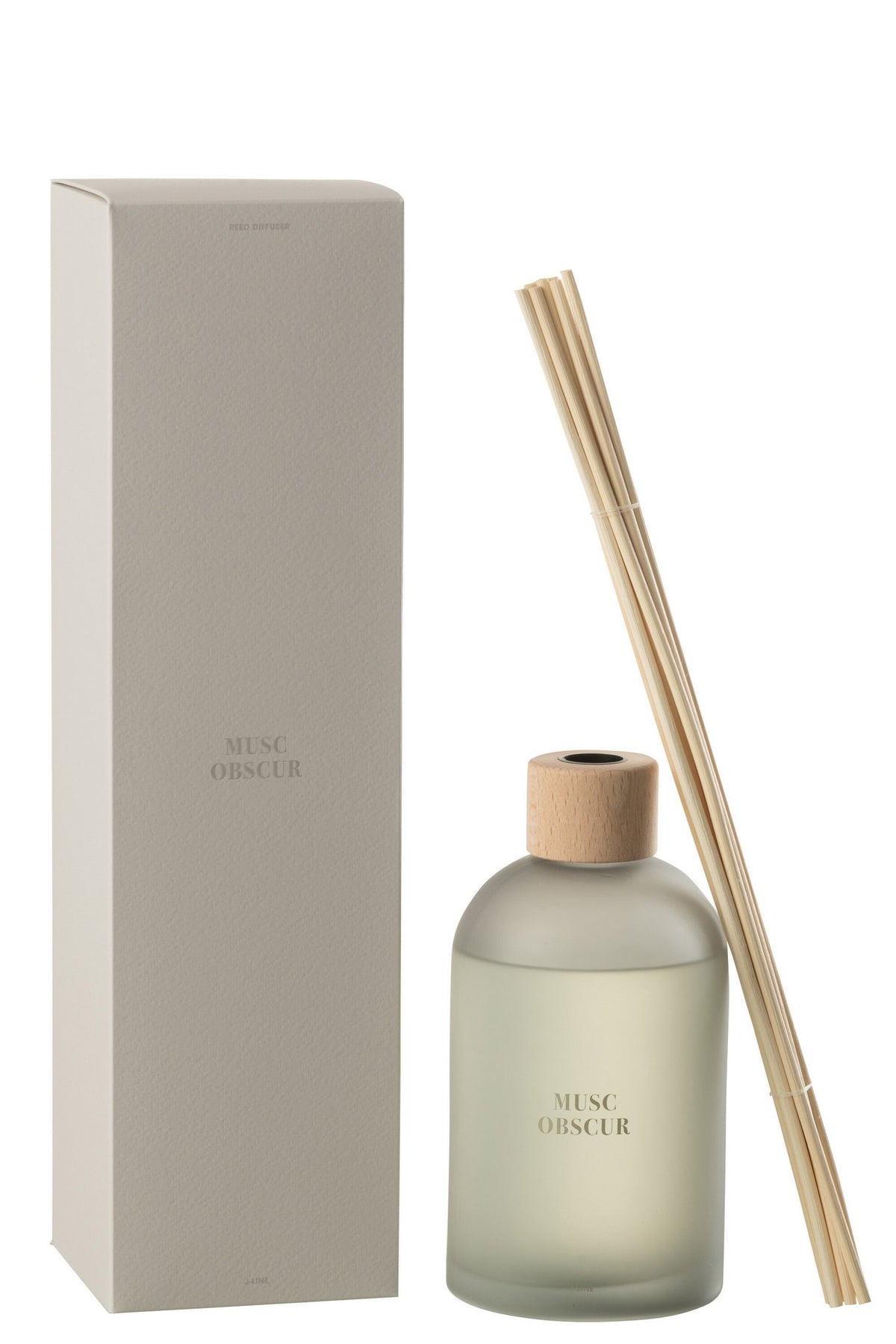 J-Line geurstokjes Accords Essentiels - Musc Obscur - blauw - 550 ml