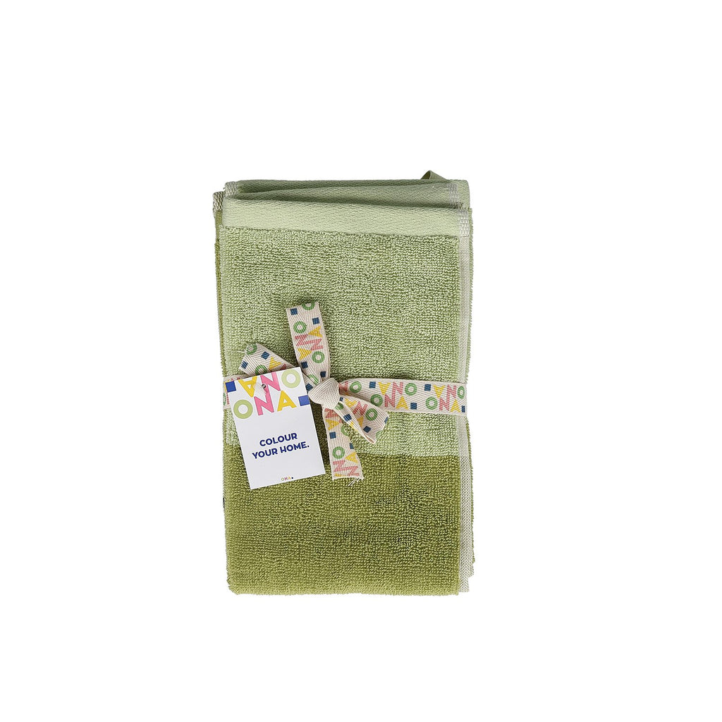 Gastendoekje 30x50cm pistachegroen Pixie - Set van 2
