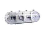 Wekker Retro Tube Kalender Flip