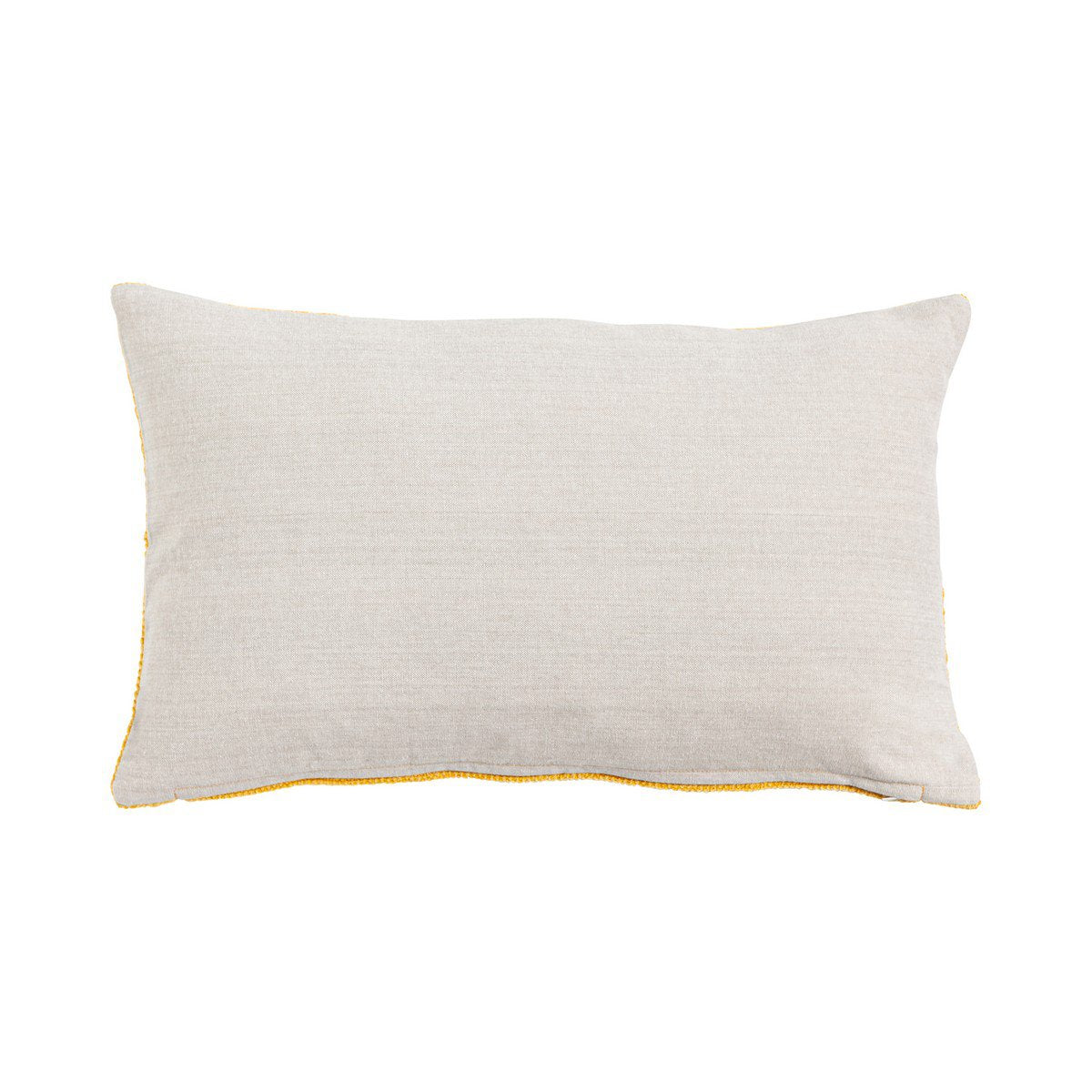 Coco Chenille kussen geel 30x50cm