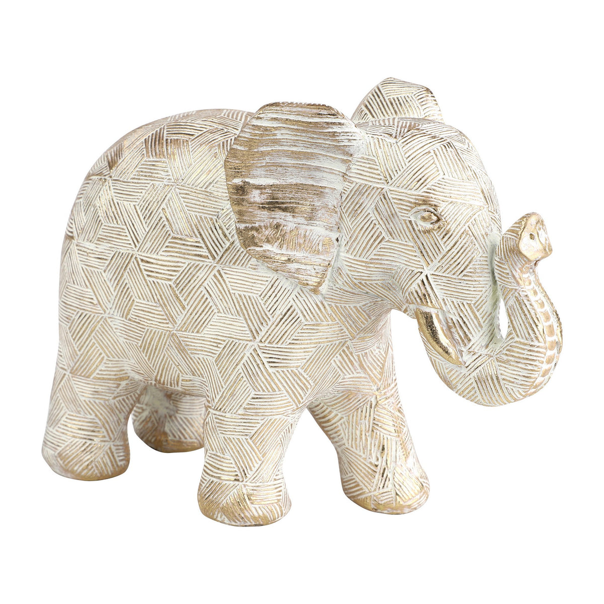Ornament Ishikari Wit 20x8x15cm