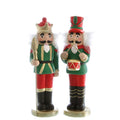 Houten notenkraker 16x15x50cm rood/groen