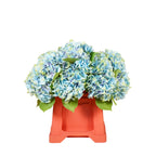 Hortensia Kunst challenge steel blauw 47cm