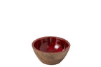 J-Line Kom - mangohout - donkerrood/naturel - small
