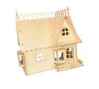 Bouwpakket Poppenhuis 'Huis met Dakkapel' 1:12