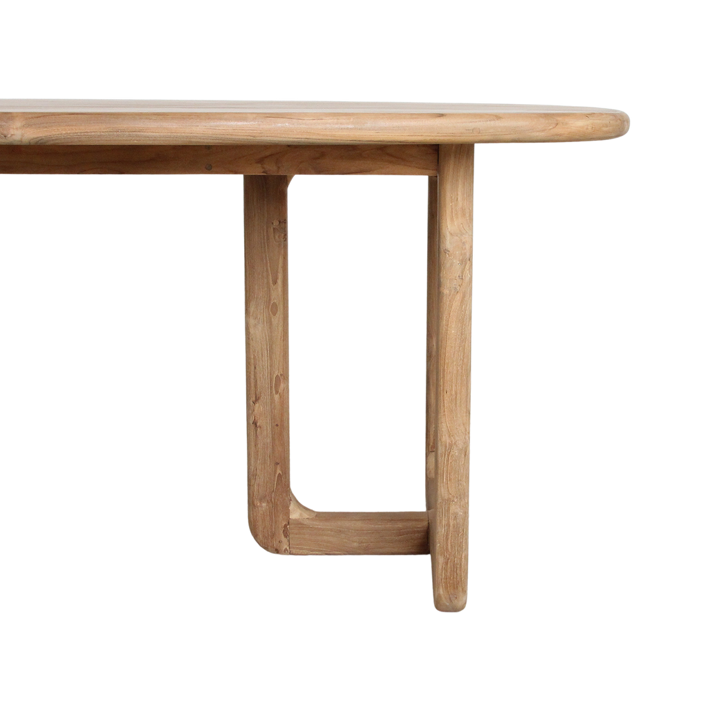 Invierno teakhouten eettafel - FSC-gerecycled hout