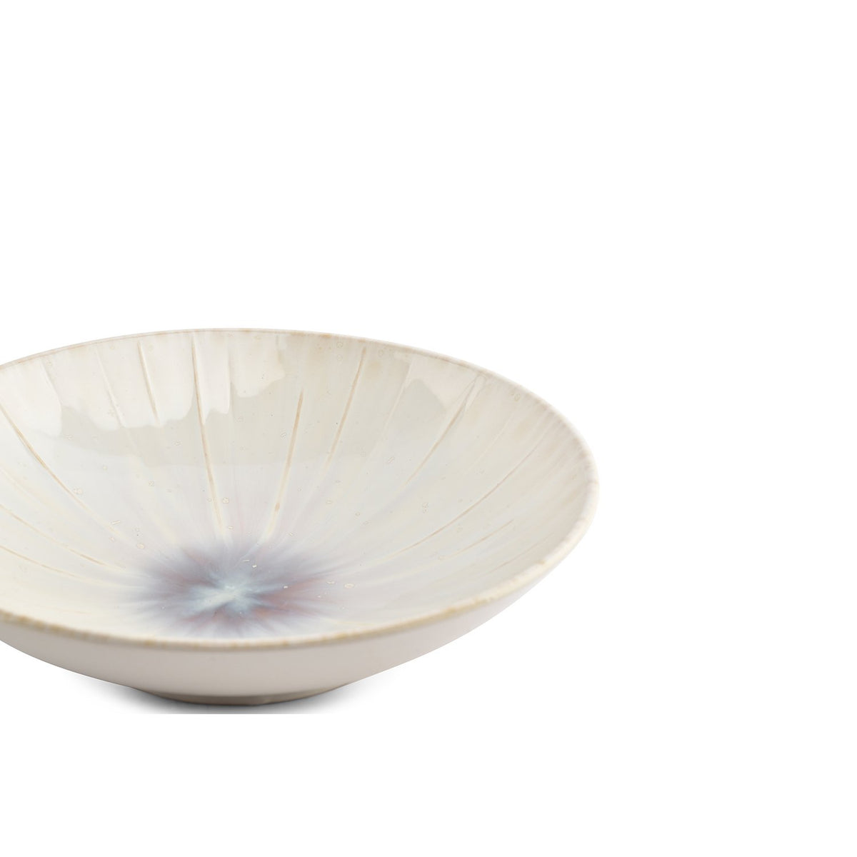 Schaal 24,5xH6cm wit Eclipse