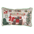 Sierkussen 50x35x4 cm Beige Polyester