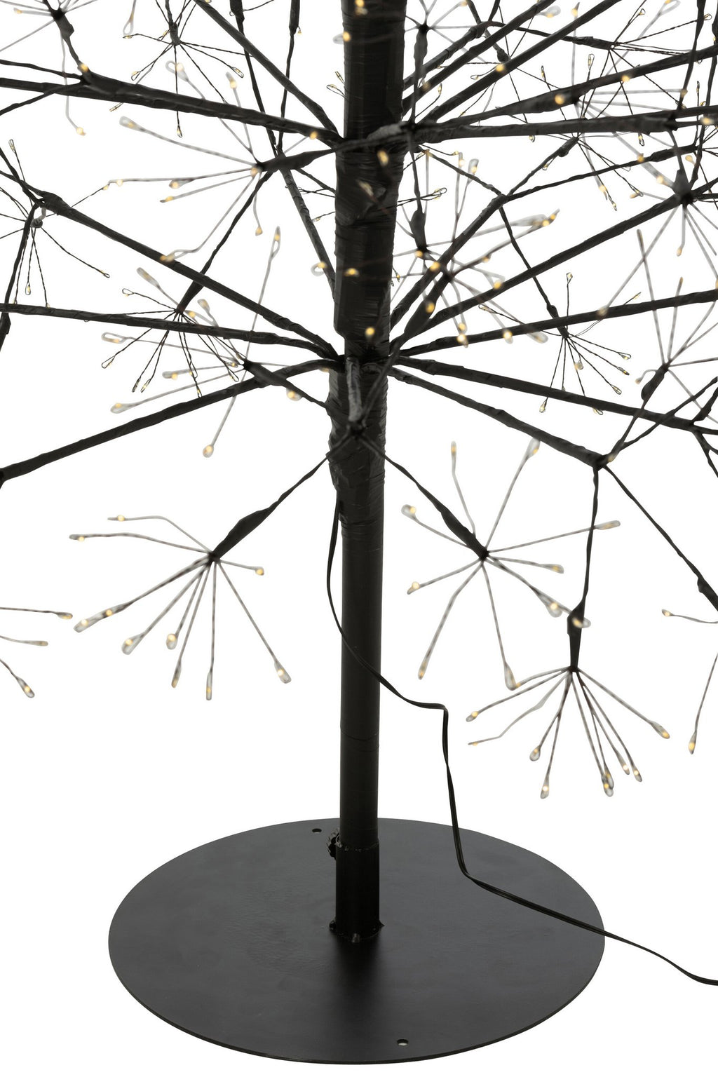 J-Line decoratie Boom Multicolor - ijzer - zwart - extra L - LED