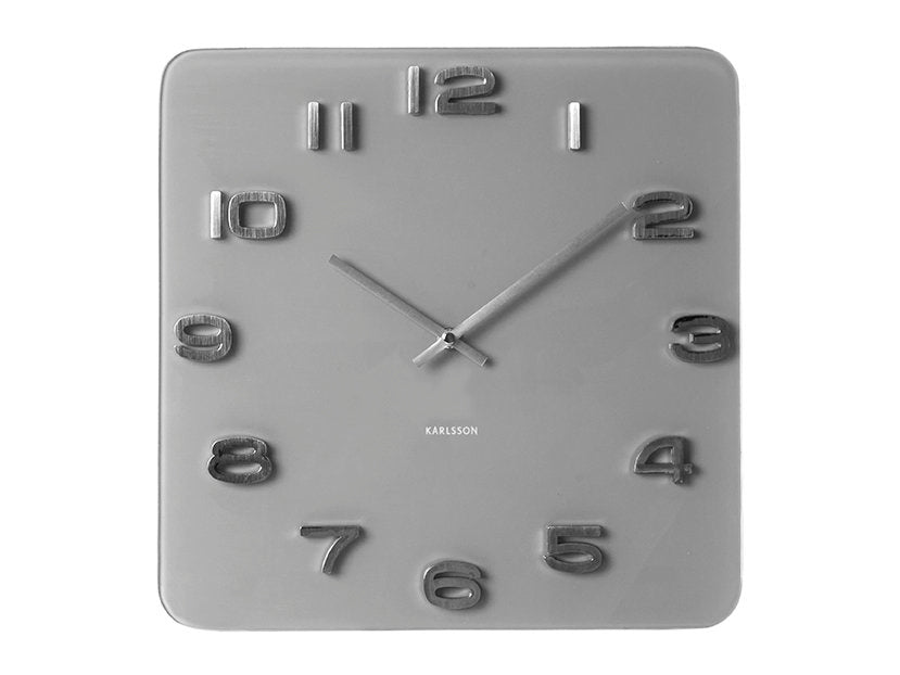 Wandklok Vintage Vierkant
