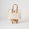 Draagtas | Knoopsluiting van canvasjute