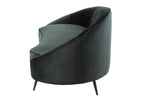 J-Line Sofa Elisabeth Textiel/Metaal Groen