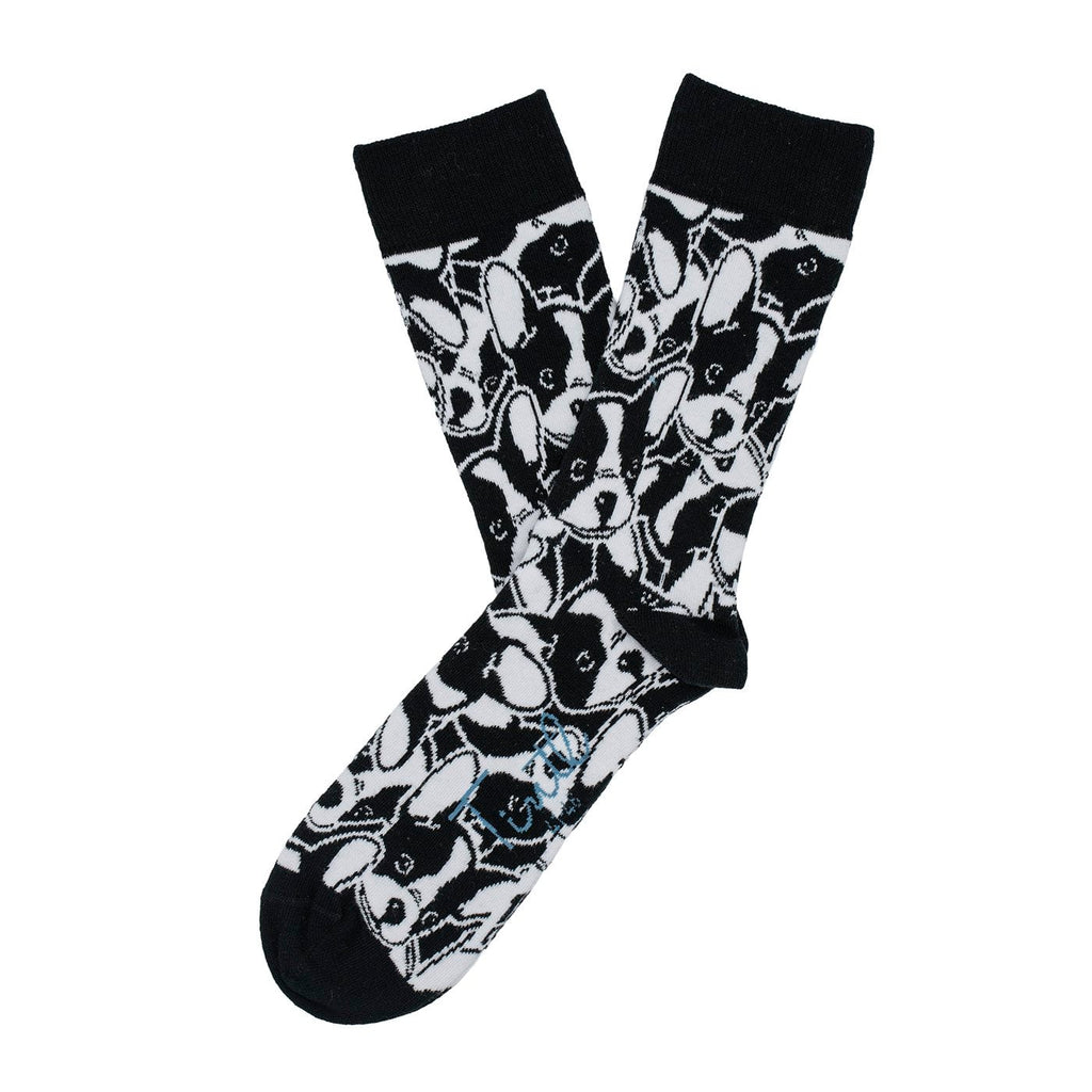 Tintl socks | Black & white - Frenchie