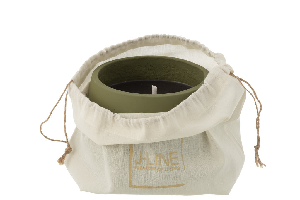 J-Line Buitenkaars Cyra Cement Groen Medium 31U