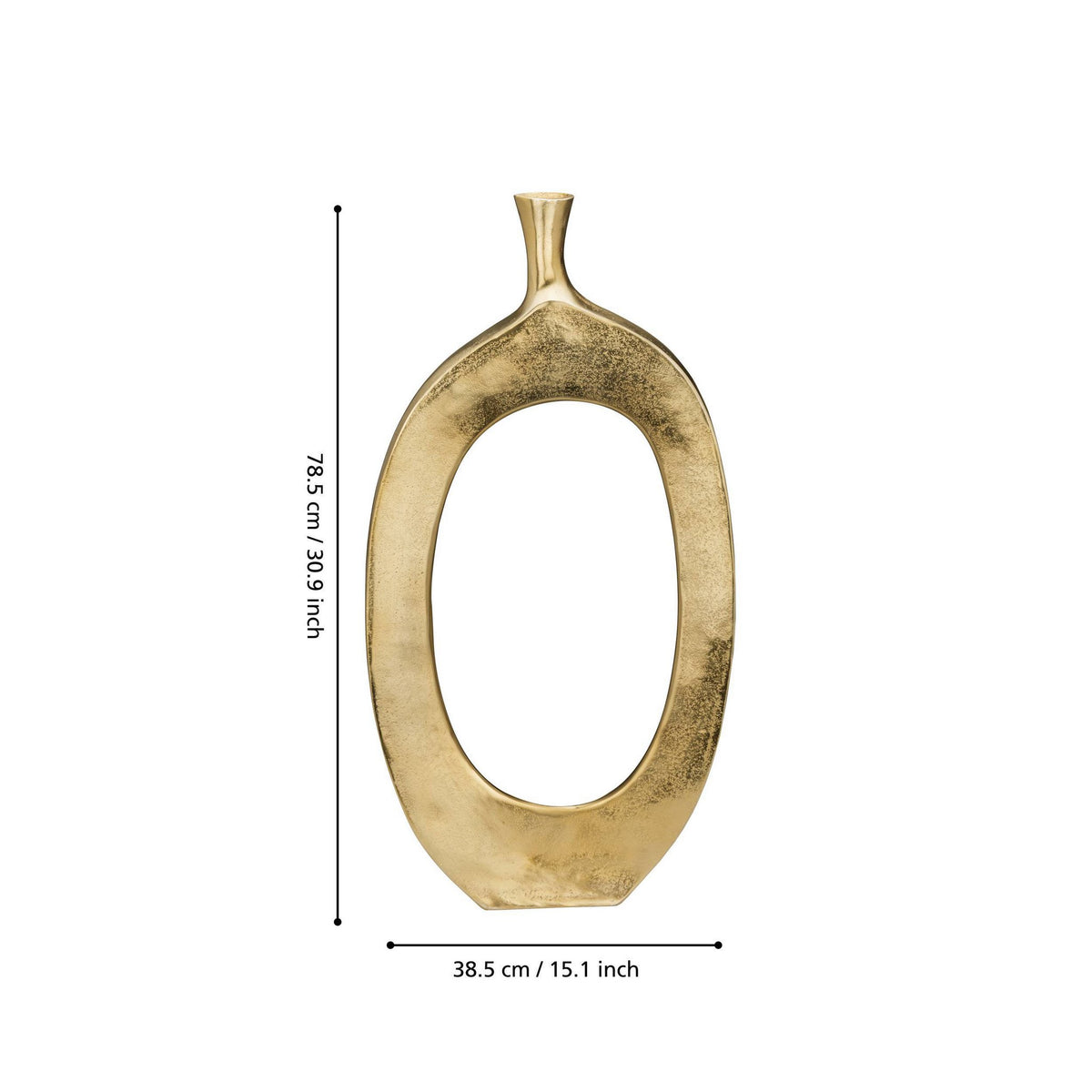 Vaas Ankarefo Goud 38,5x6x78,5cm