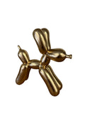 Polyresin ballon hond goud