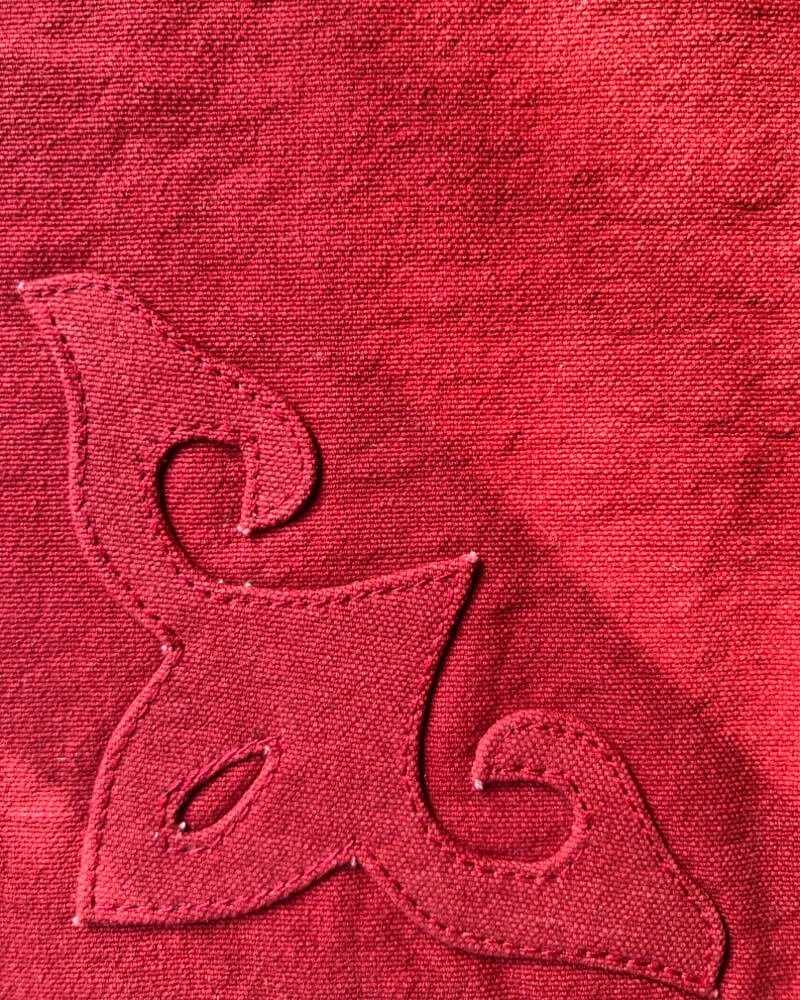 Laptophoes met Bakhor-appliqué