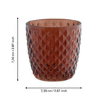 Windlicht Bezamby Rood 7x7 cm