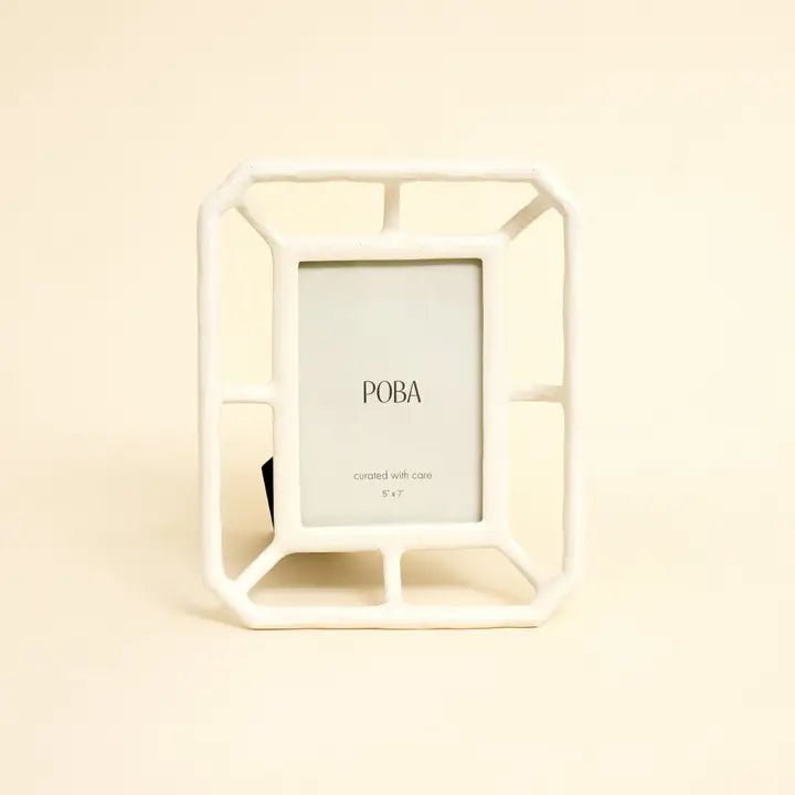 Moderne fotolijst - Mesh aluminium frame zilver