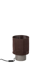 J-Line Tafellamp - cement - bruin - small