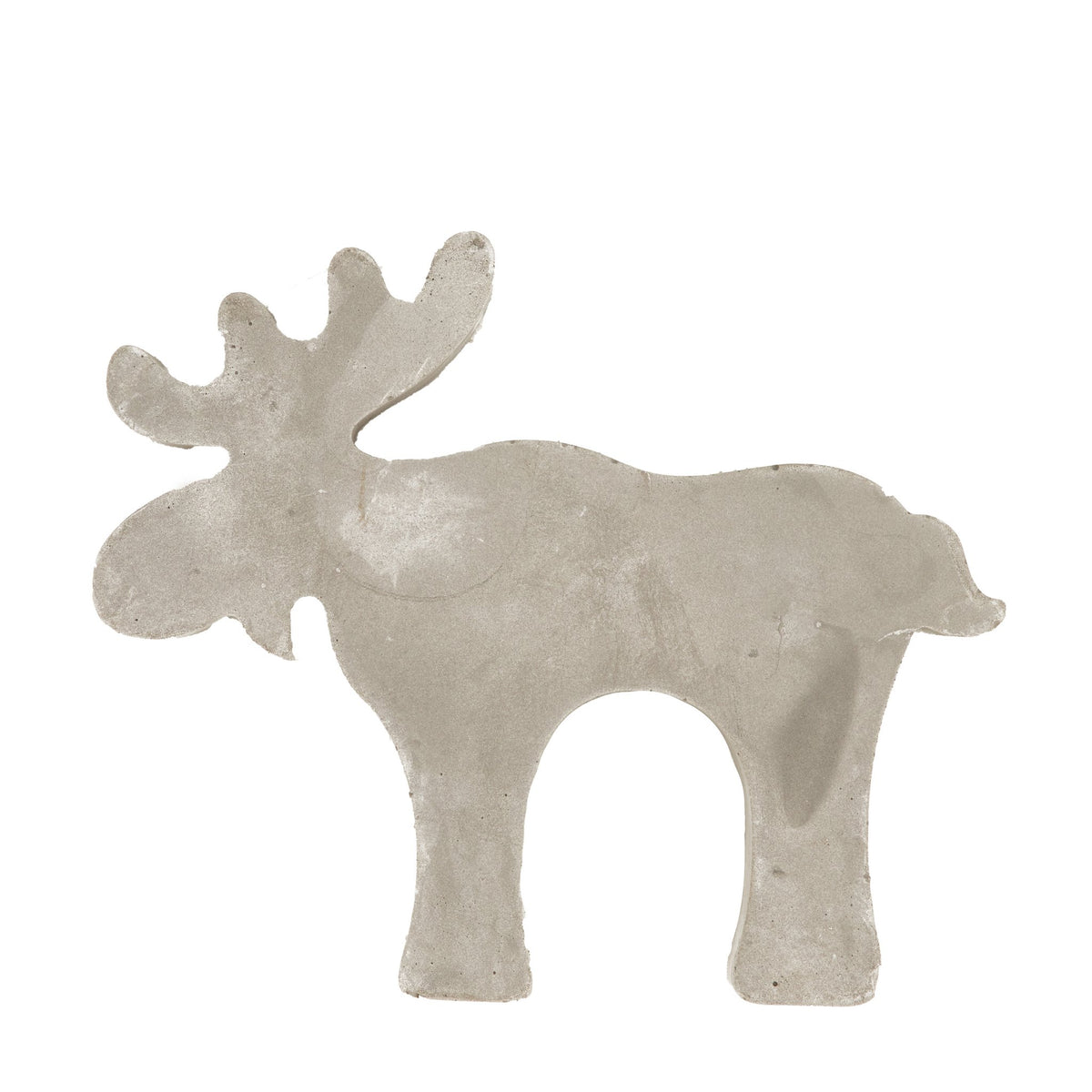 Cement rendier 10x2x8cm grijs