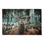 Deurmat winter hert 75x50cm
