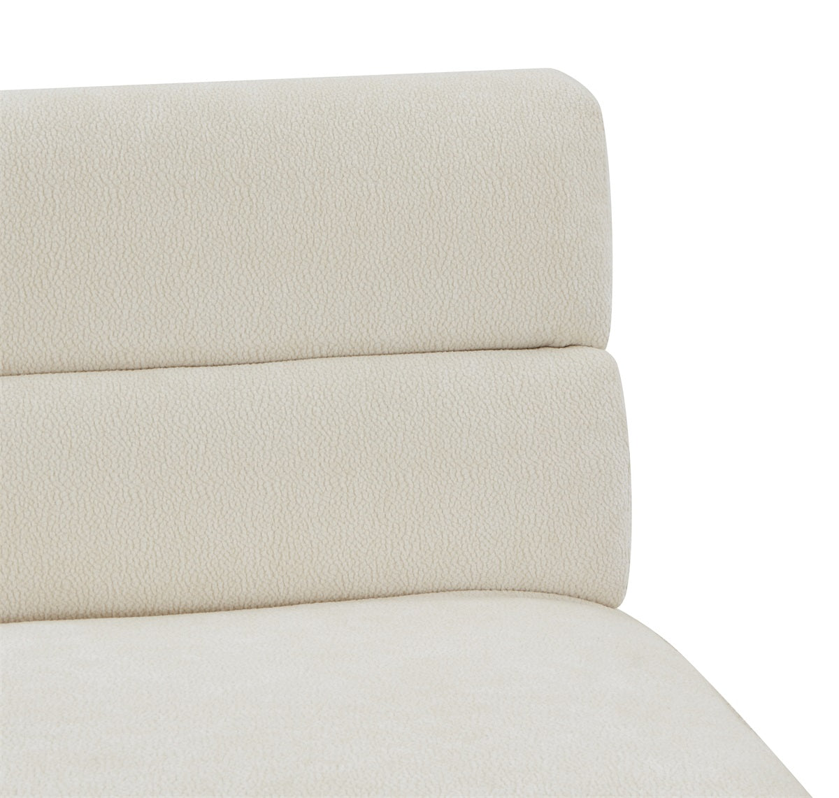 Fauteuil Micha in stof beige**