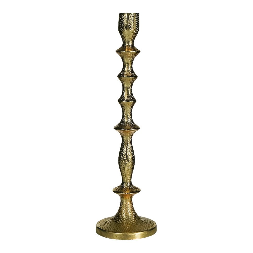 Kandelaar champagne goud large h36 dia 10cm
