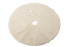 J-Line Kerstboomrok Rond Polyester Wit