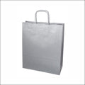 Papieren Tas (M) – Zilver / Licht Grijs – (250 Stuks)