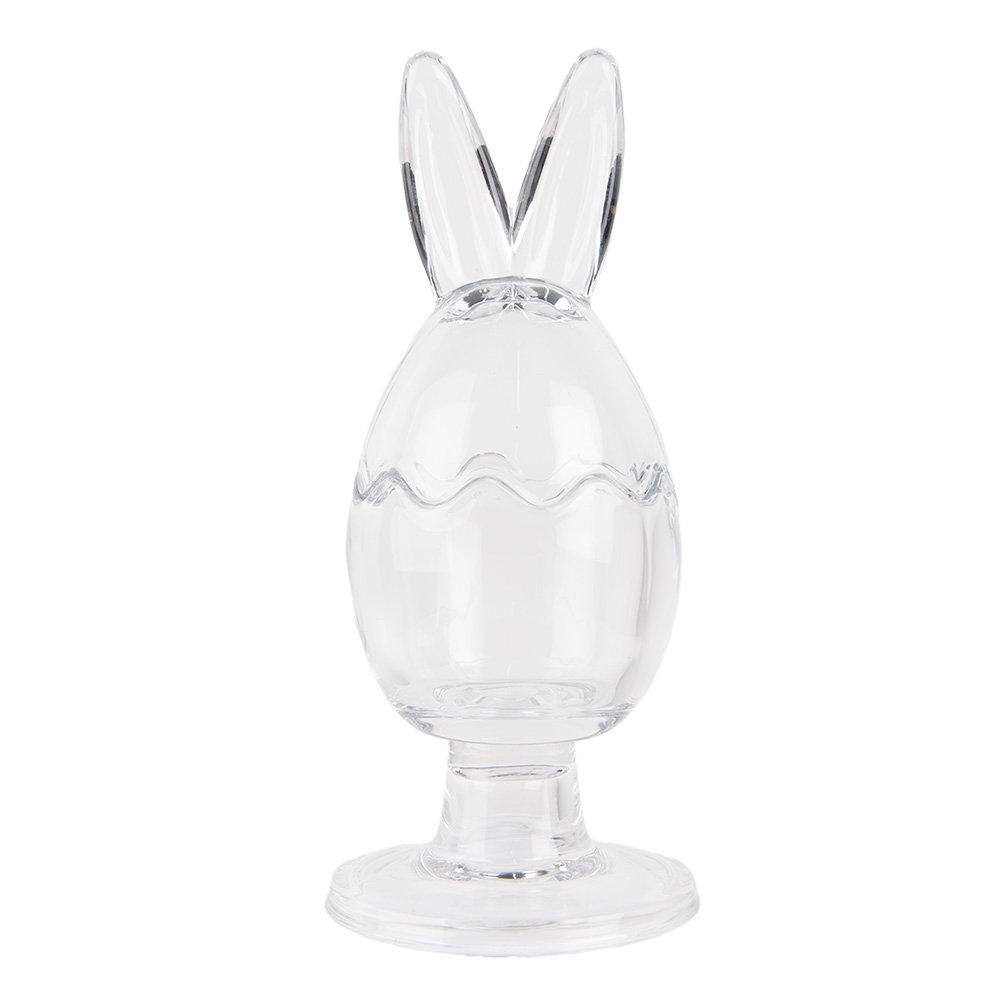 Glazen potje Ei Ø 9x22 cm Transparant Glas