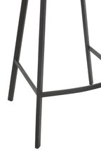 J-Line Barstoel Kent Metaal/Polyester Wit