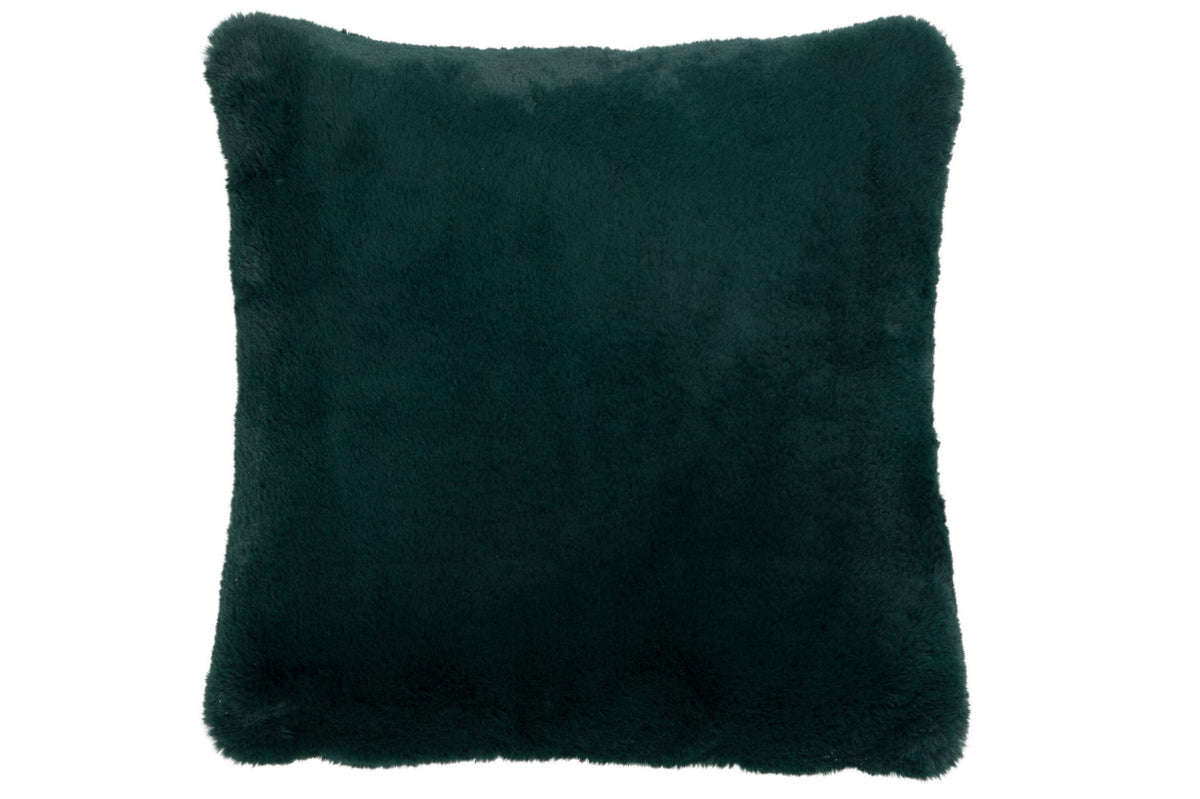 J-Line Cutie Sierkussen – Polyester – 45x45 cm – Donkergroen