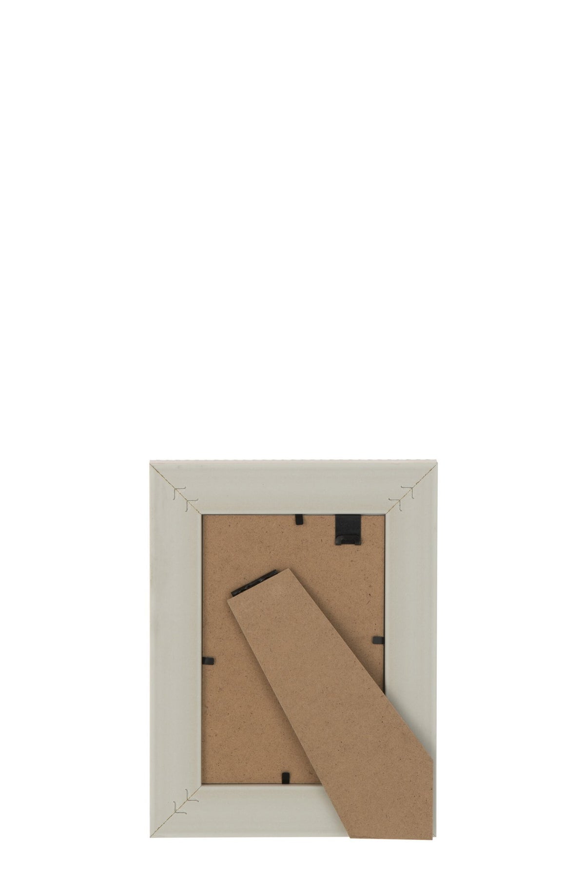 J-Line fotolijst Gewoven - hout - lichtbeige