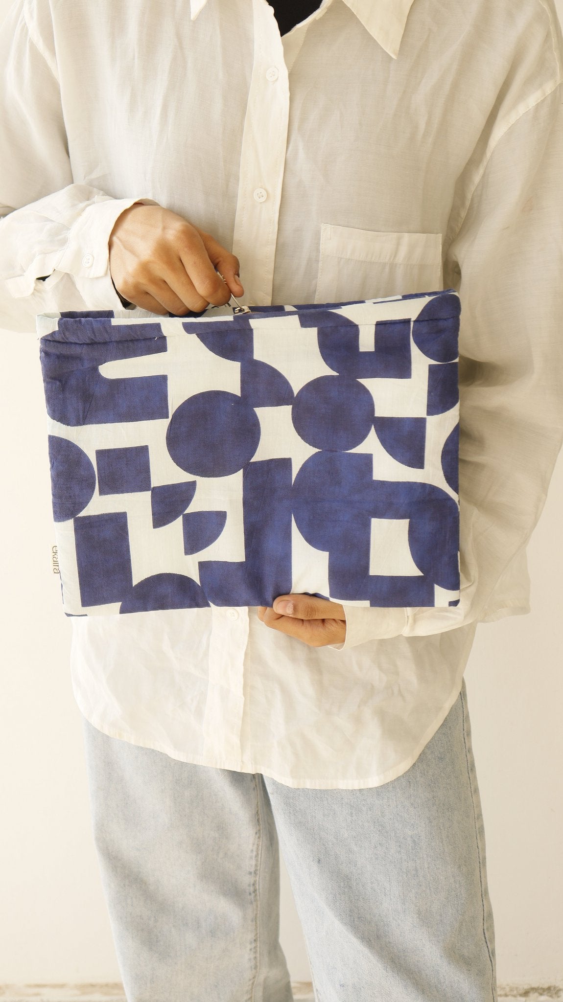 Biologisch katoenen etui groot - 15 prints
