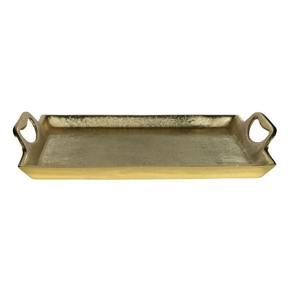 Dienblad rechthoek champagne goud 40cm