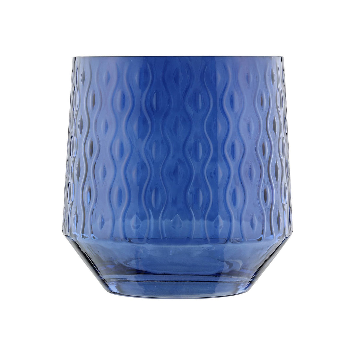 Windlicht Bezamby Blauw 14x14cm