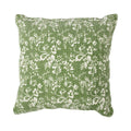 Bloementuin pepermunt groen kussen 45x45 cm