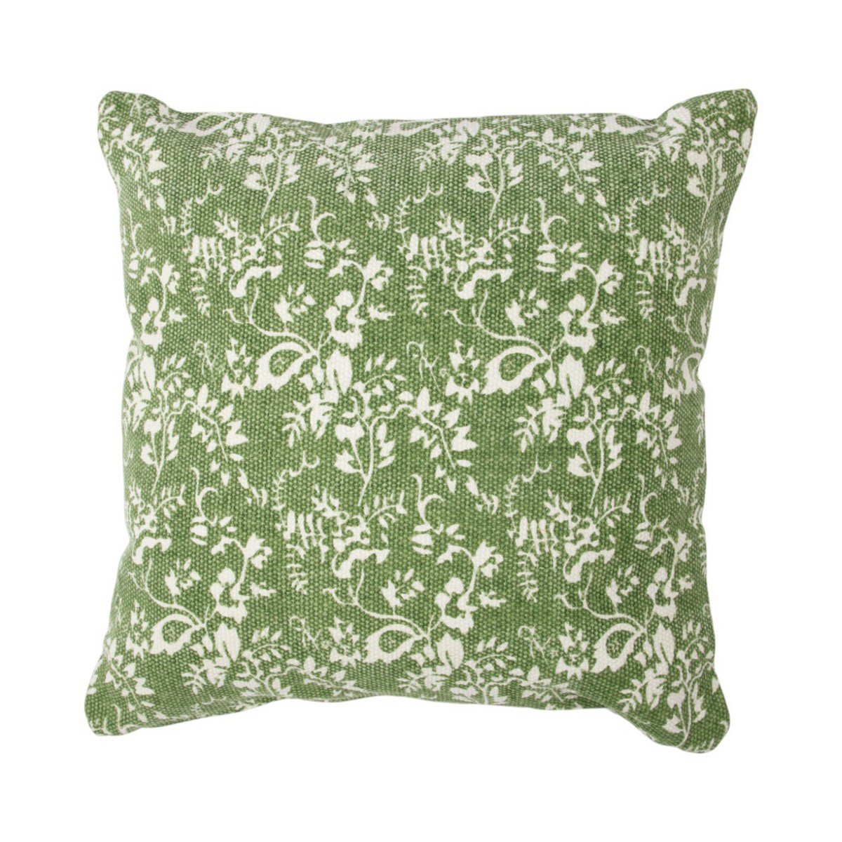 Bloementuin pepermunt groen kussen 45x45 cm