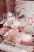 Knuffel Rendier 21x22x22 cm Bruin Pluche