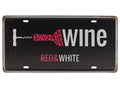 Wijn Retro Wandbord 15x30