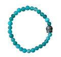 Dames armband Agaat (mint) 6 mm met Boeddha kraal
